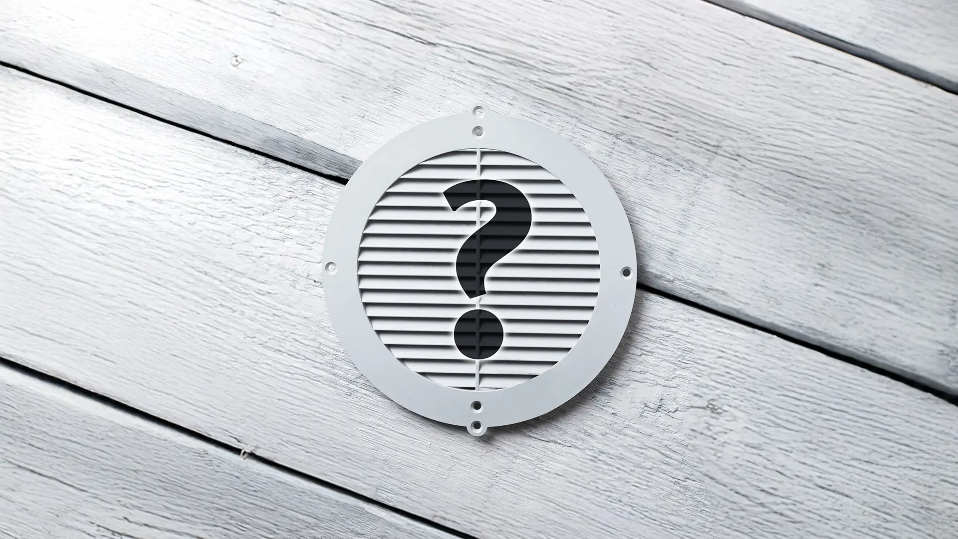 Ilmanvaihtokanavien puhdistus Akave - ilmanvaihtoventtiili, jonka päällä on kysymysmerkki symboli