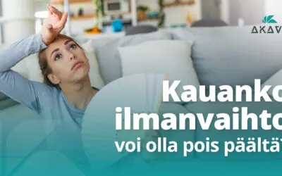 Kauanko ilmanvaihto voi olla pois päältä?